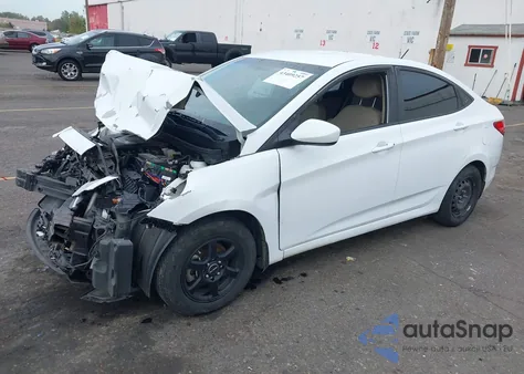 2016 Hyundai Accent Se z USA, uszkodzony, nr VIN KMHCT4AEXGU161802